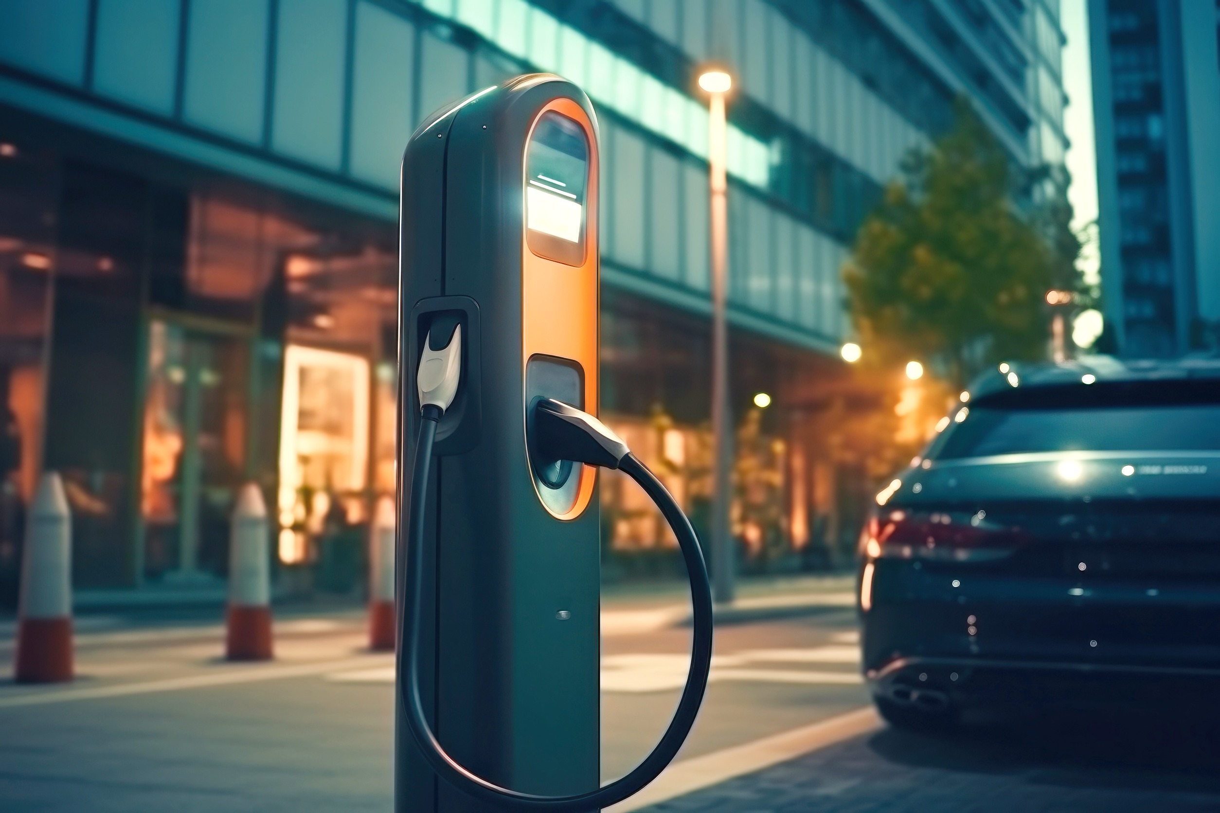 Borne de recharge pour véhicules électriques